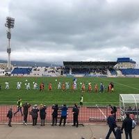Photo taken at Стадион &amp;quot;Центральный&amp;quot; by Evgeniy R. on 3/24/2018