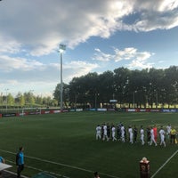 Photo taken at Стадион Академии ФК «Краснодар» by Evgeniy R. on 7/17/2018