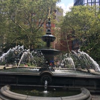 Photo taken at City Hall Park Fountain by Jason K. on 7/29/2019