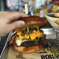Photo taken at ROK:BRGR by tocaco on 4/10/2017