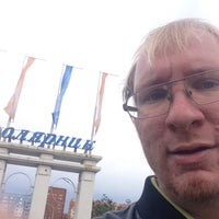 Photo taken at стадион &amp;quot;Заполярник&amp;quot; by Boris K. on 7/15/2015