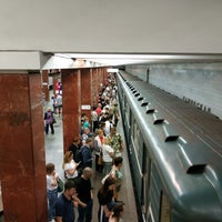 Photo taken at metro Kashirskaya by after on 6/18/2019