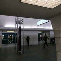 Photo taken at metro Oktyabrskaya, line 6 by after on 5/17/2019