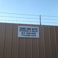 Photo taken at zone one auto storage by Becky F. on 4/5/2015