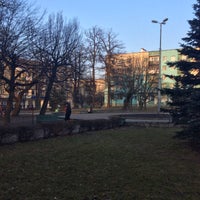 Photo taken at Сквер на Великолукской by kjernekrafttrikk on 2/26/2014