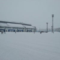Photo taken at Каток на стадионе Заря by Petr P. on 2/22/2014