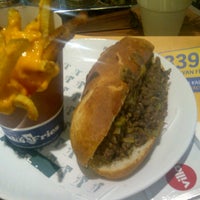 Foto diambil di Steak &amp;amp; Fries South Philly oleh Sedef A. pada 10/4/2012
