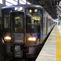 Photo taken at Toyama Station by Kazuhiko K. on 8/18/2016