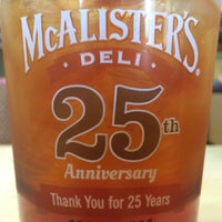 Photo taken at McAlister&amp;#39;s Deli by Tim P. on 7/22/2014
