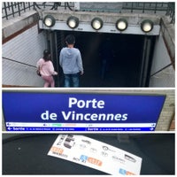 Photo taken at Station Porte de Vincennes [T3a,T3b] by Michele C. on 9/1/2014