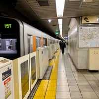 Photo taken at Edogawabashi Station (Y12) by Atsushi on 1/18/2024