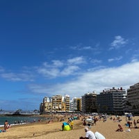 Photo taken at Las Canteras Beach by Ilya V. on 8/6/2023