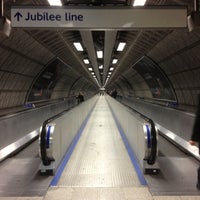 Photo taken at Jubilee Line Train Stanmore - Stratford by Alexander B. on 10/26/2012