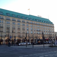 Photo taken at Hotel Adlon Kempinski Berlin by Joerg K. on 12/6/2012