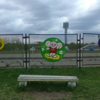 Photo taken at Стадион Север by Ivan N. on 5/18/2016