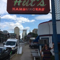 Photo taken at Hut&amp;#39;s Hamburgers by Susan S. on 10/15/2019