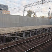 Photo taken at Ж/д платформа Сетунь by Viacheslav on 9/28/2019