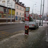 Photo taken at Březiněveská (tram) by tom h. on 12/15/2012