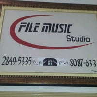Photo taken at Estudio File Music (Serginho) by Camilo F. on 10/15/2012