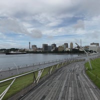 Photo taken at Osanbashi Pier by Taka on 7/6/2018