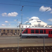Photo taken at Vilnius Train Station by Alexander K. on 4/30/2015