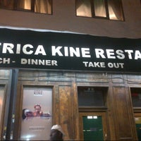 Photo taken at Africa Kine Restaurant by Buddha B. on 4/10/2013