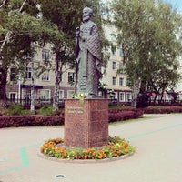 Photo taken at Памятник Николаю Чудотворцу by Evgeniy K. on 7/14/2013