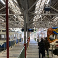 Photo taken at Hozanji Station by J し. on 1/22/2023