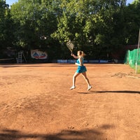 Photo taken at Теннисный корт СПбГЛТУ by Sandra 🐭 B. on 6/16/2017