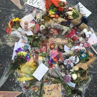 Photo taken at David Bowie&amp;#39;s Star, Hollywood Walk of Fame by mark c. on 1/17/2016