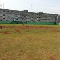 Photo taken at Lapangan Bola VIJ (Voetbalbond Indonesish Jakarta) by David H. on 5/26/2013
