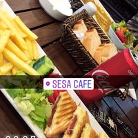 Photo taken at SeSa Cafe &amp;amp; Restaurant by Gökhan N. on 8/4/2017
