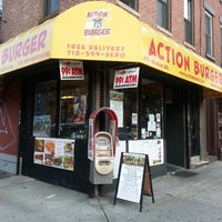 Photo taken at Action Burger by Richard T. on 9/11/2013