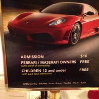 Снимок сделан в Ferrari Maserati Showroom and Dealership пользователем Greg L. 4/21/2013