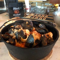 Photo taken at St. Arnold&amp;#39;s Mussel Bar by Tim C. on 5/1/2019