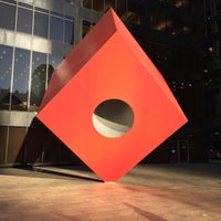 Photo taken at Red Cube by Isamu Noguchi by ████████████████████████████████████████████████████████████████████████████████████████████████████ █. on 6/19/2018
