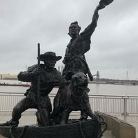 Photo taken at The Captains&amp;#39; Return Statue by Kim D. on 3/29/2018