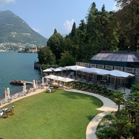 Photo taken at Mandarin Oriental Lago di Como by Khalid AlYahya on 8/26/2019