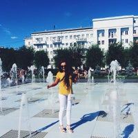 Photo taken at Советская площадь by Наташа М. on 8/18/2015