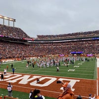 Photo taken at Darrell K Royal-Texas Memorial Stadium by Maria F. on 11/25/2022