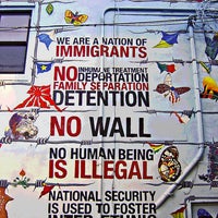 Photo taken at Declaration of Immigration Mural by Yollocalli A. on 2/13/2014