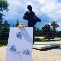 Photo taken at Памятник А.С. Пушкину by Nickita I. on 7/25/2014