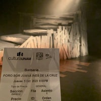 Photo taken at Foro Sor Juana Inés de la Cruz, Teatro UNAM by QuioDaniel on 10/6/2023