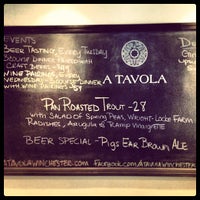 Photo taken at A Tavola by Lynsey P. on 5/2/2013