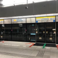 Photo taken at Esplanade MRT Station (CC3) by Jia Jun W. on 11/4/2018