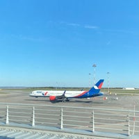 Photo taken at Belgorod International Airport (EGO) by Denis on 10/8/2021