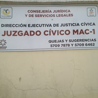 Photo taken at Juez Civico Mac-1 by Juan G. on 8/1/2013