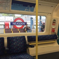 Photo taken at Neasden London Underground Station by Michelle on 9/27/2015