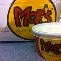 Photo taken at Moe&amp;#39;s Southwest Grill by Sara S. on 9/20/2012
