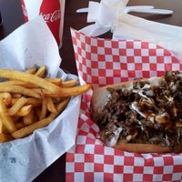 Photo taken at Granite&amp;#39;s Famous Cheesesteaks &amp;amp; Wings by Domenic C. on 10/27/2012